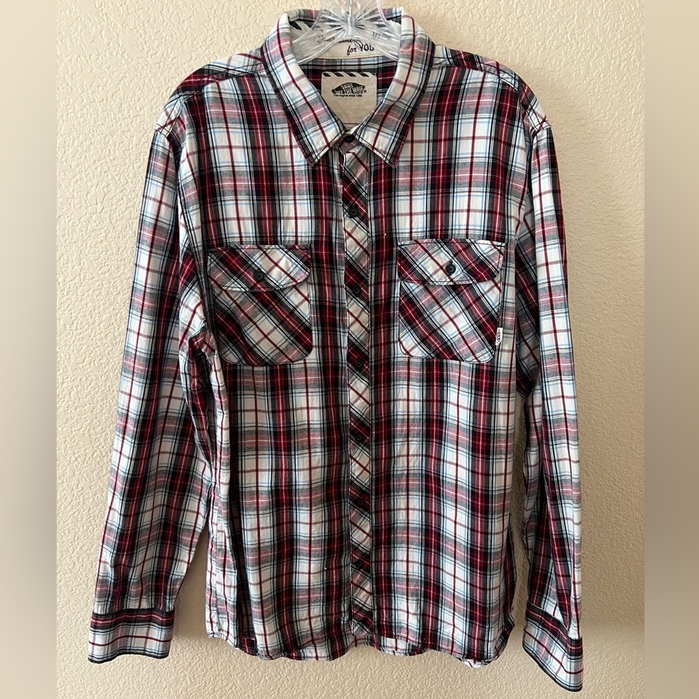 L/S Vans Plaid Button Down